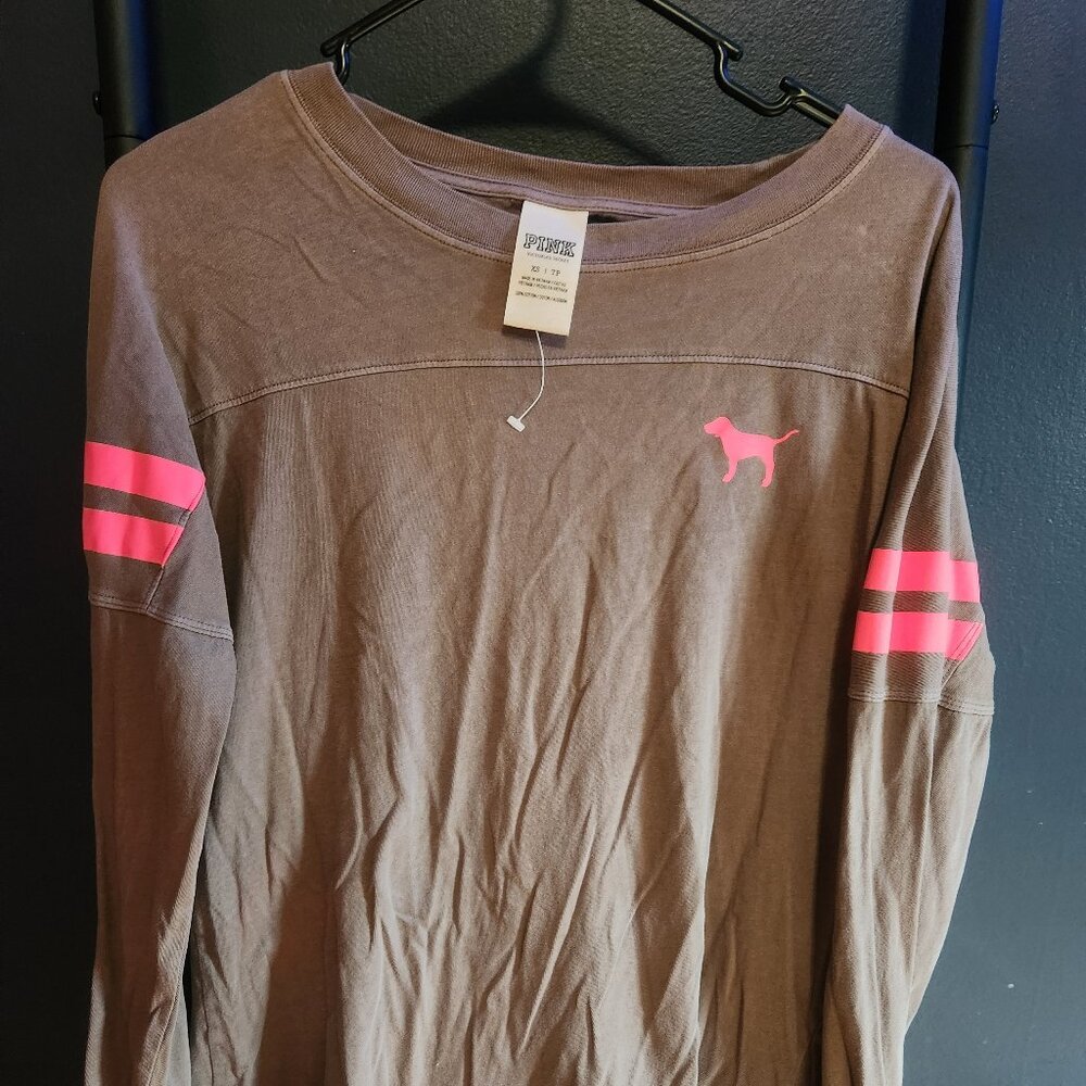 Pink Victoria's Secret Long Sleeve Tee